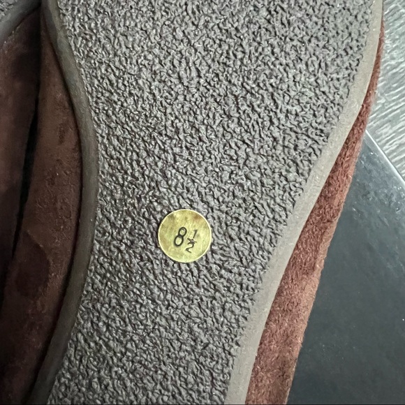 Amalfi by Rangoni Lucrezia Brown Suede Flats US8.5 Retail $275 - Picture 13 of 14